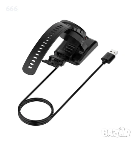 USB кабел за зареждане за смарт часовник Amazfit T-Rex A1918, GTR 42mm, GTR 47mm, GTS, 100cm, черен, снимка 3 - Друга електроника - 53897157