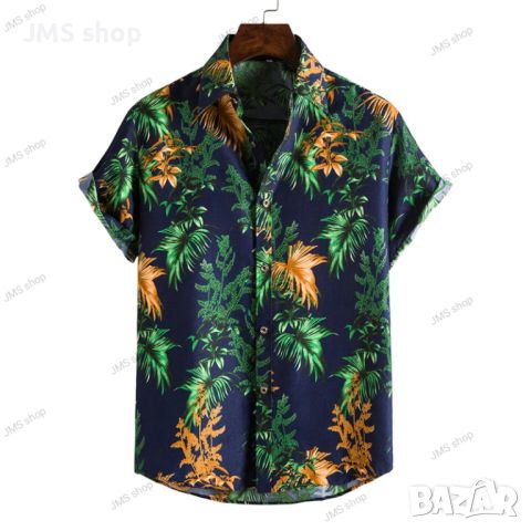 Мъжка флорална риза Ditsy, 10цвята , снимка 11 - Ризи - 45493074