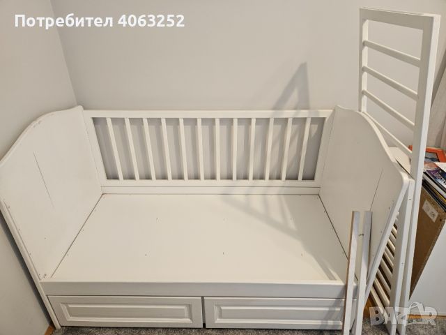 бебшко легло масив, снимка 1 - Бебешки легла и матраци - 46279669
