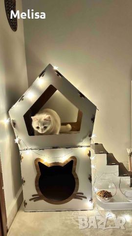 Двуетажна къща с легла за котки , снимка 5 - За котки - 45640978