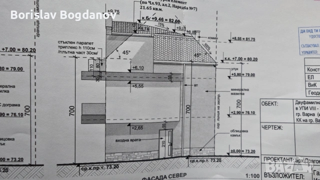 3 етажна къща Варна над плаж Кабакум, снимка 5 - Къщи - 53844554