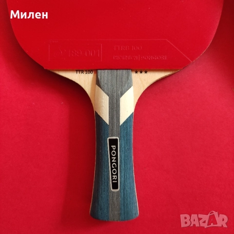 Хилка за тенис на маса Pongori TTR 100 + калъфче, снимка 2 - Тенис - 52316250