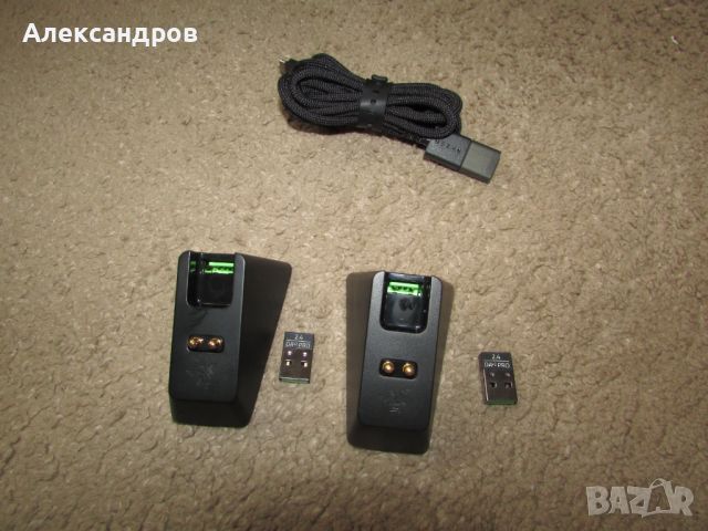 Razer Deathadder V2 Pro зареждащ док и USB, снимка 2 - Клавиатури и мишки - 45387988