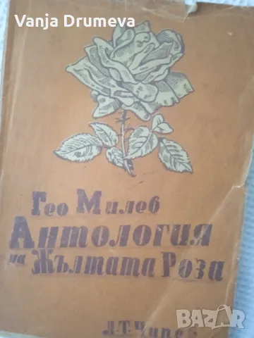 Гео Милев Антология на жълтата роза, снимка 1 - Антикварни и старинни предмети - 47139810