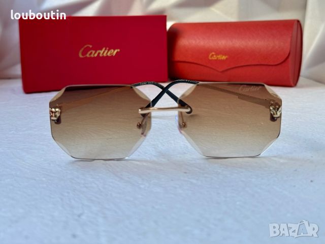 Cartier 2024 дамски слънчеви очила Осмоъгълни 4 цвята, снимка 6 - Слънчеви и диоптрични очила - 45248097