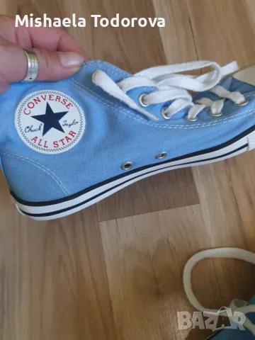 Кецове светло сини Converse N37.5 , снимка 4 - Кецове - 47037020