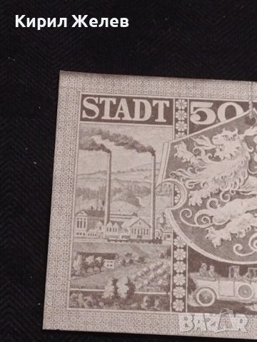  Банкнота НОТГЕЛД 50 хелер 1921г. Австрия перфектно състояние за КОЛЕКЦИОНЕРИ 45029, снимка 3 - Нумизматика и бонистика - 45572604