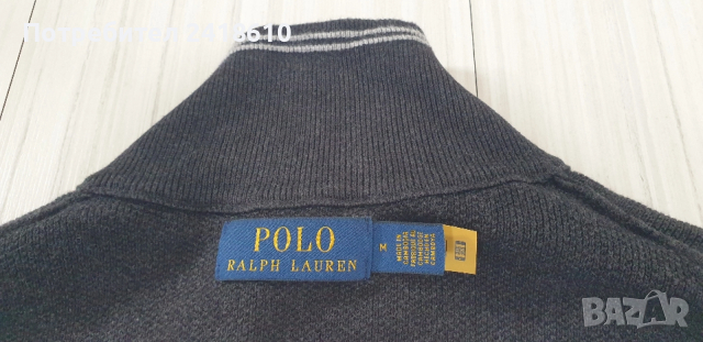 POLO Ralph Lauren Half Zip 3/4  Pima Cotton Knit Mens Size M НОВО! ОРИГИНАЛ! Мъжко Горнище !, снимка 9 - Пуловери - 53897136