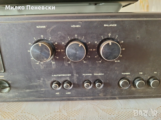 UNIVERSUM HI FI SISTEM 6000 V2383.STEREO AMPLIFIER.MADE IN JAPAN FOR QELLE W.GERMANY., снимка 4 - Ресийвъри, усилватели, смесителни пултове - 53666356