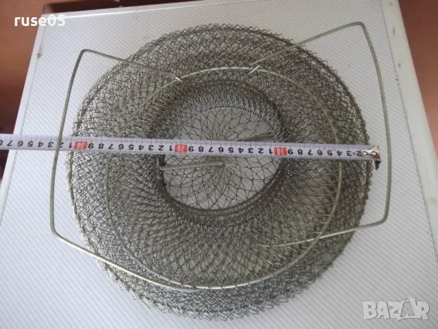 Живарник сгъваем метален рибарски нов, снимка 5 - Екипировка - 50422091