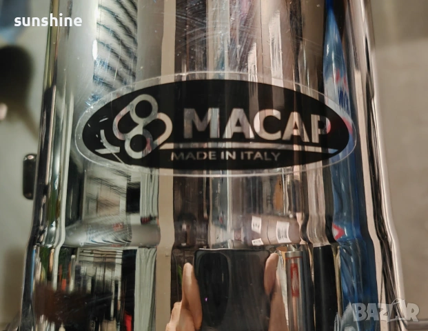 Made in ITALY * ХРОМ * Профисионална Кафемелачка Macap M4T таймер 58мм, снимка 3 - Кафемашини - 53623932