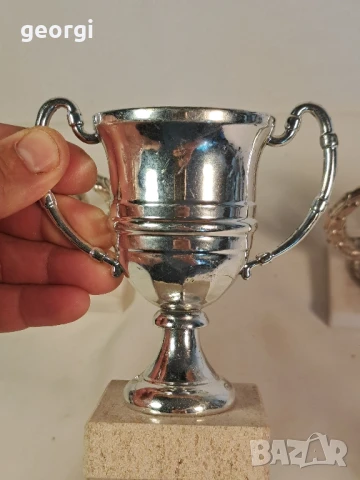 наградна купа с мраморен пиедестал   26/2, снимка 2 - Декорация за дома - 50637444