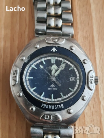 Citizen Promaster WR100 (5510-H13219) – Japan, Vintage Promaster, силна луминисценция, снимка 8 - Мъжки - 53623134