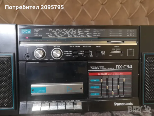 PANASONIC RX-C34L , снимка 3 - Радиокасетофони, транзистори - 49455161