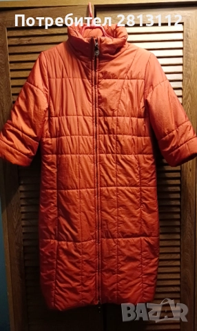 Дълго капитонирано палто