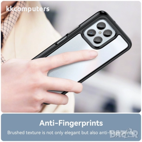 Honor 70 Lite Силиконов Калъф Anti-drop TPU + Acrylic и Протектор, снимка 4 - Калъфи, кейсове - 52506842