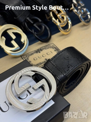 Колани Gucci от естествена кожа в кутия на марката , снимка 6 - Колани - 54007324