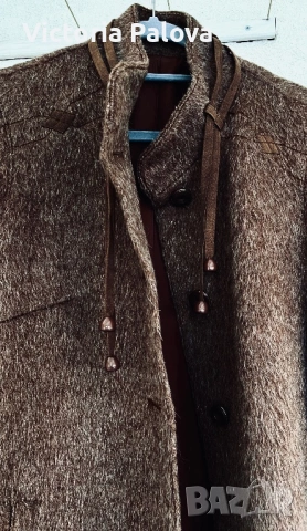 Палто от естествен косъм от лама  LLAMA LUXUSQUALITÄT, снимка 5 - Палта, манта - 53037669