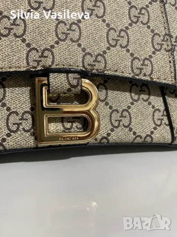 Дамска чанта Balenciaga x Gucci, снимка 7 - Чанти - 47388391