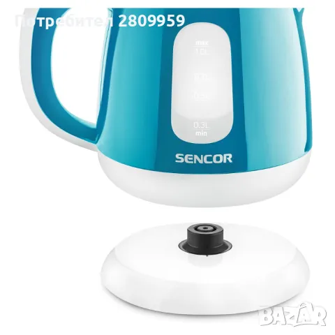 Електрическа кана SENCOR SWK, 1L, 900-1100W, снимка 17 - Кани - 48556322