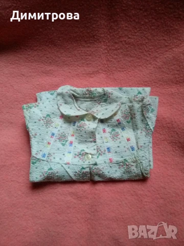 Бебешка нощница от крепон, детска нощница, снимка 2 - Бебешки пижами - 50909307
