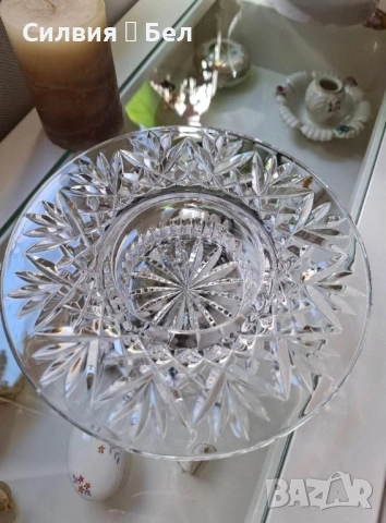 Луксозен кристален свещник Waterford Crystal "Bethany" Ирландия , снимка 5 - Декорация за дома - 51730431