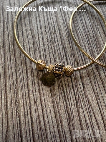 Златни обици 14кт , снимка 4 - Обеци - 53430541