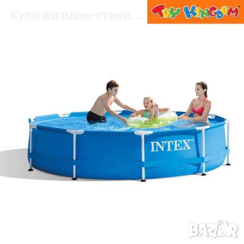 Басейн Intex 28202NP, Метална рамка, 305 x 76 см, Включена помпа за филтриране, снимка 5 - Други стоки за дома - 45718968