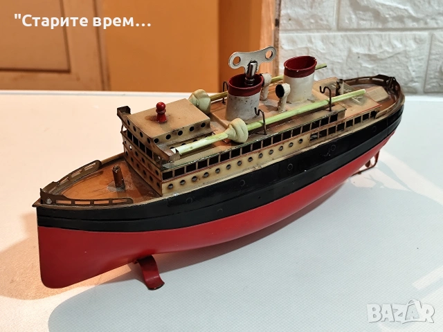 Механична Играчка Парен Лайнер Германия., снимка 7 - Колекции - 53087869