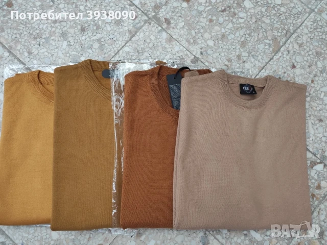 Мъжки пуловери елегантни вълна НОВИ - М, L, XL, снимка 6 - Пуловери - 50980321
