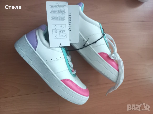 TERRANOVA дамски/детски маратонки, бели, нови с етикет, снимка 4 - Детски маратонки - 47215791