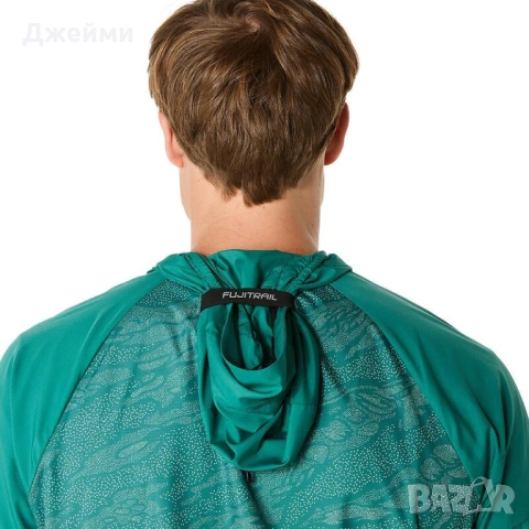 Мъжко яке ASICS FUJITRAIL PACKABLE WINDBREAKER, снимка 12 - Спортни дрехи, екипи - 54099104