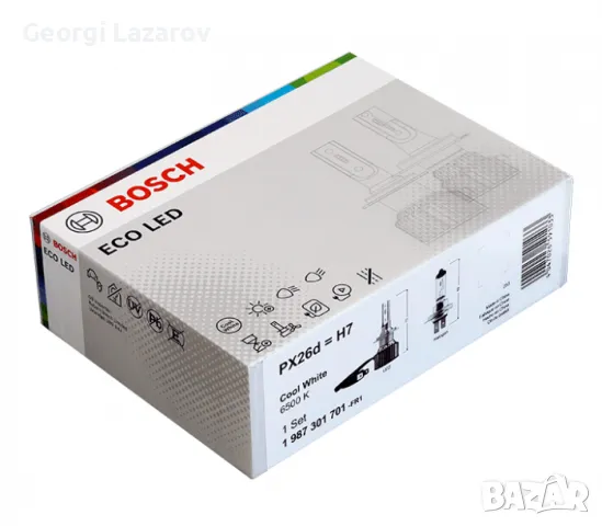 лед крушка Н7 Bosch ECO LED , снимка 3 - Аксесоари и консумативи - 49433996