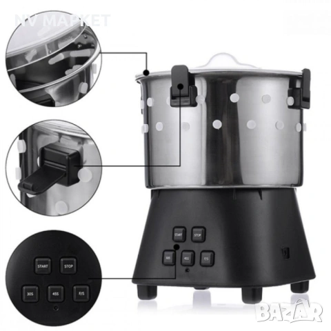 Машина за скубане на пъдпъдъци 12V, 220V 15W, снимка 2 - Селскостопанска техника - 53850980