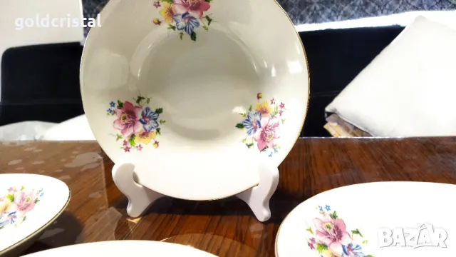 Стар български порцелан чинии дълбоки , снимка 11 - Антикварни и старинни предмети - 50092611