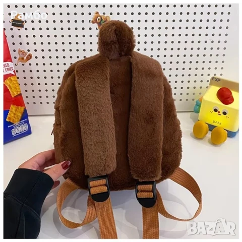 Лабубу Чанта тип Раница за Деца Плюшена Labubu, снимка 5 - Раници - 51152770