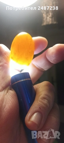 Стар кехлибар,огромно зърно от бтоеница, снимка 4 - Колекции - 53991968