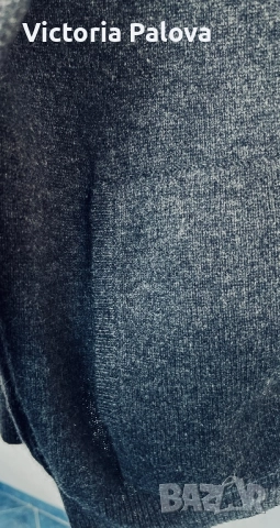 Класически сив кардиган/ жилетка с цип премиум GANT Швеция, снимка 11 - Блузи - 52430660