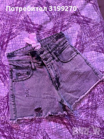 Дамски къси дънки, снимка 4 - Къси панталони и бермуди - 45224758