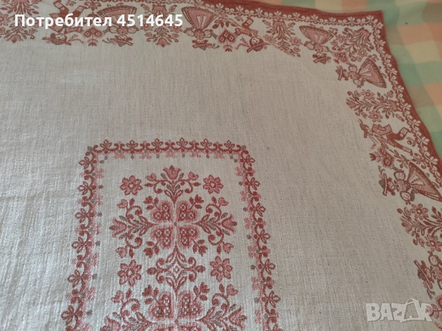 Ретро покривка лен 200/115 мм