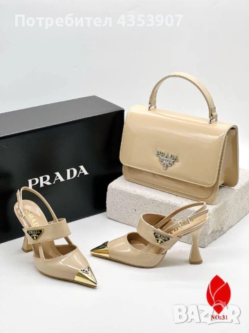 Prada дамски обувки, снимка 10 - Дамски обувки на ток - 53702433