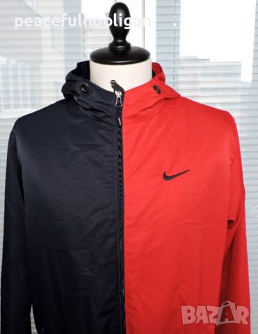 Nike Mens Colourblock Hoodie - страхотен мъжки суичър с качулка размер L , снимка 2 - Суичъри - 45268494