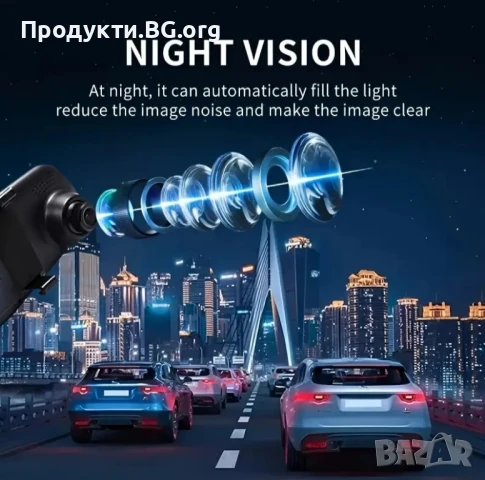 Професионална Full HD 1080P дашборд камера с включена задна камера. Гаранция 12 месеца , снимка 11 - Аксесоари и консумативи - 51069449