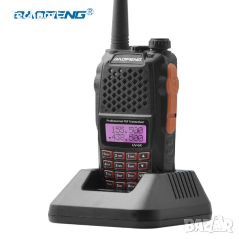 Двубандова Радиостанция Baofeng UV-6R, снимка 1 - Екипировка - 45990635