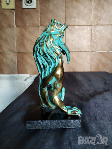 статуетка,пластика-лъв от Иван Иванов, снимка 1 - Други ценни предмети - 45056273