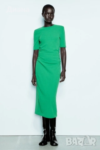Зелена рокля Zara
