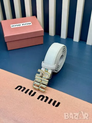 колан естествена кожа в кутия miu miu , снимка 3 - Колани - 49185721