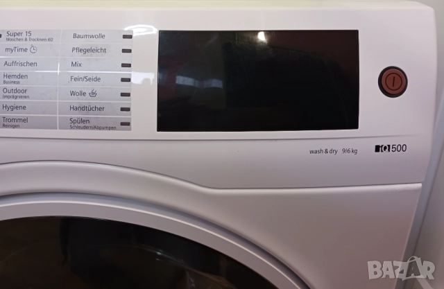 Инверторна пералня със сушилня SIEMENS IQ 500 - 9/6 kg, снимка 4 - Перални - 51999996