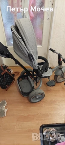 Триколка LORELLI NEO с Въздушни Гуми, Grey, Luxe