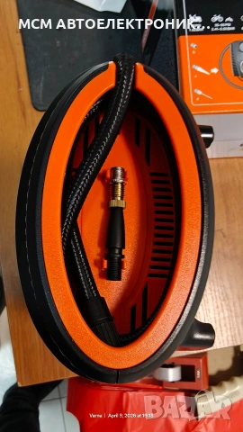 ЕЛЕКТРИЧЕСКИ КОМПРЕСОР ЗА ГУМИ НА OSRAM N= 2110, снимка 4 - Аксесоари и консумативи - 54175876